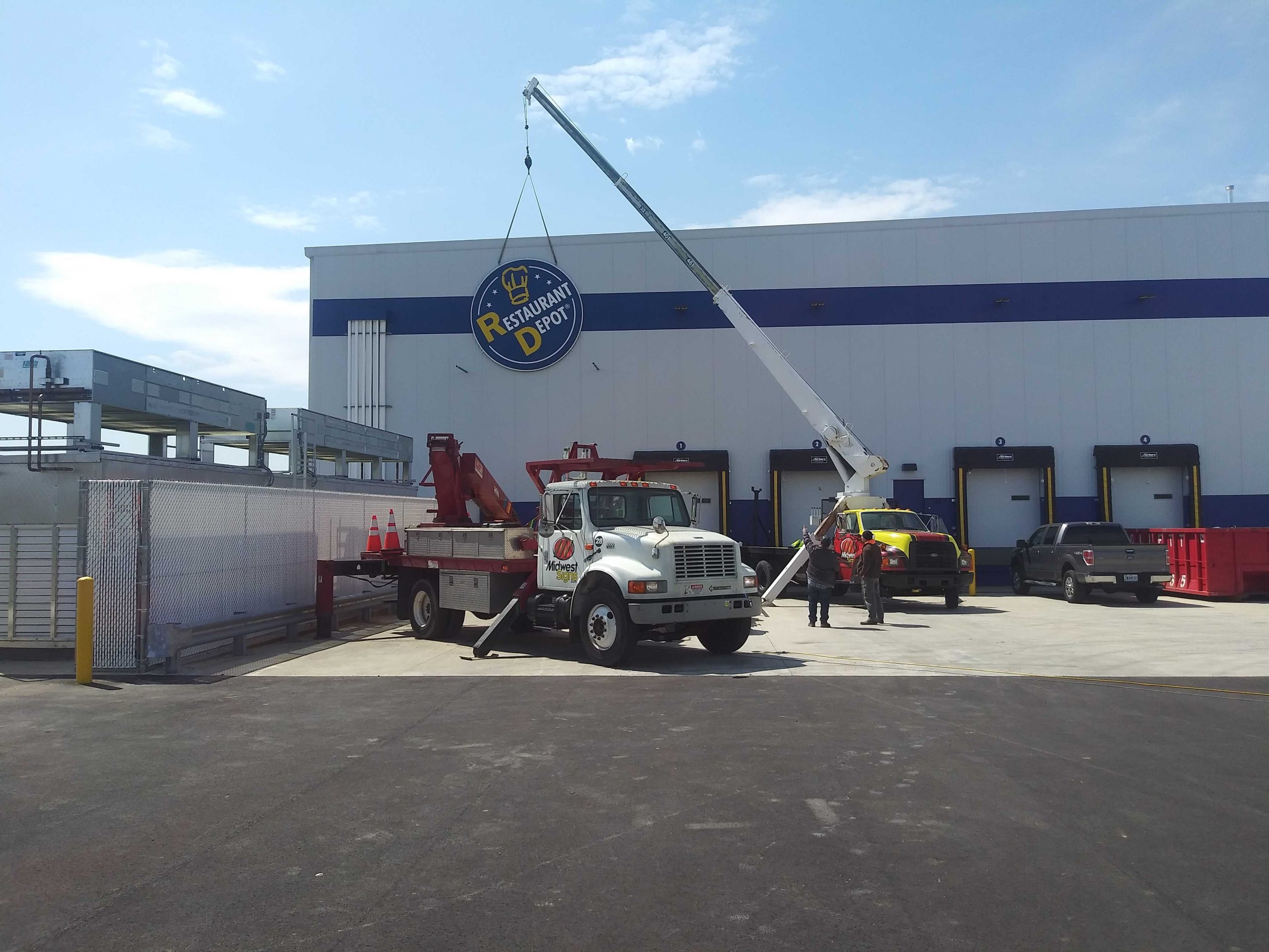 Professional Sign Installation Service Indianapolis IN Midwest Signs