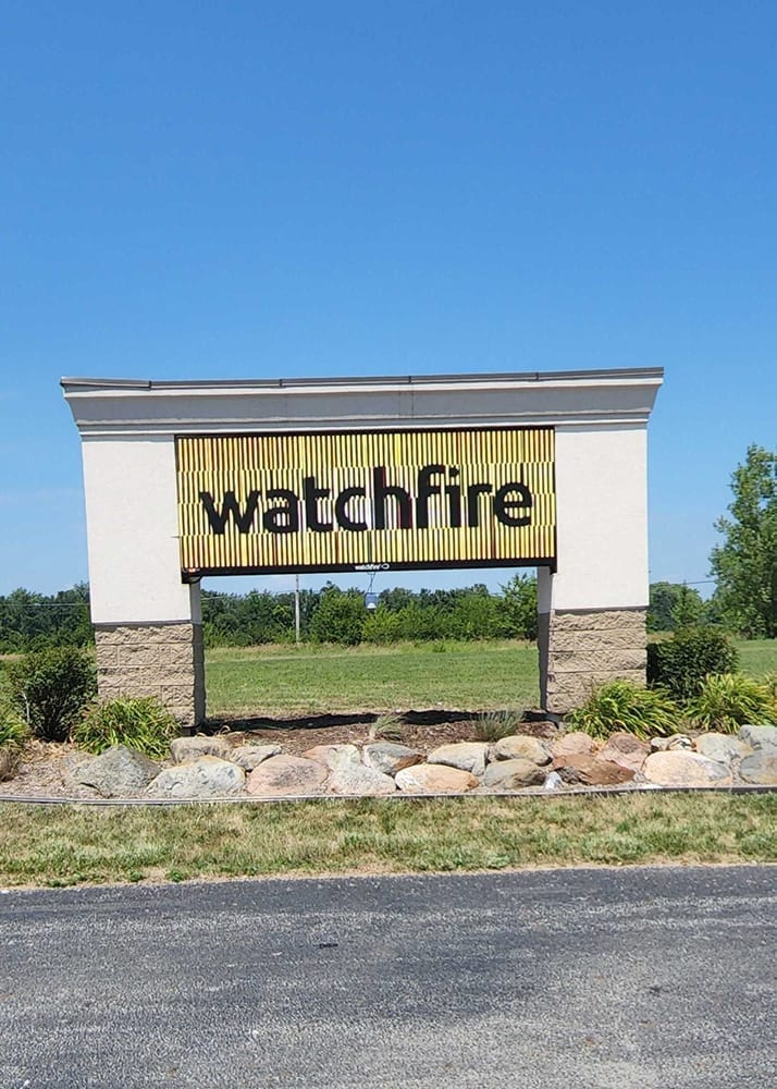 Midwest Signs EMC Electronic Message Center LED Fountain Stone Theaters Sales Installation scaled 2