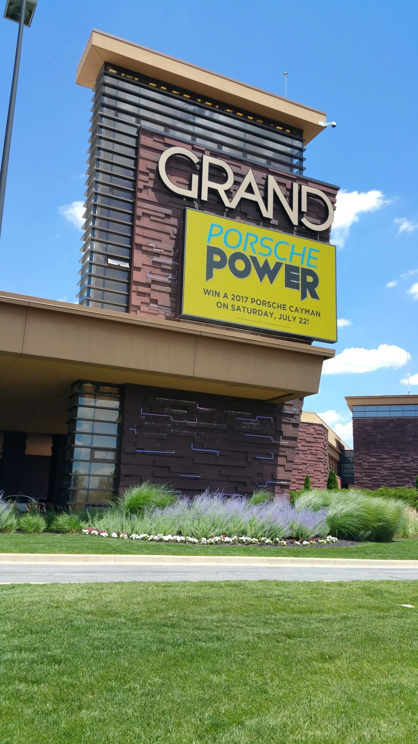 Commercial sign installation project