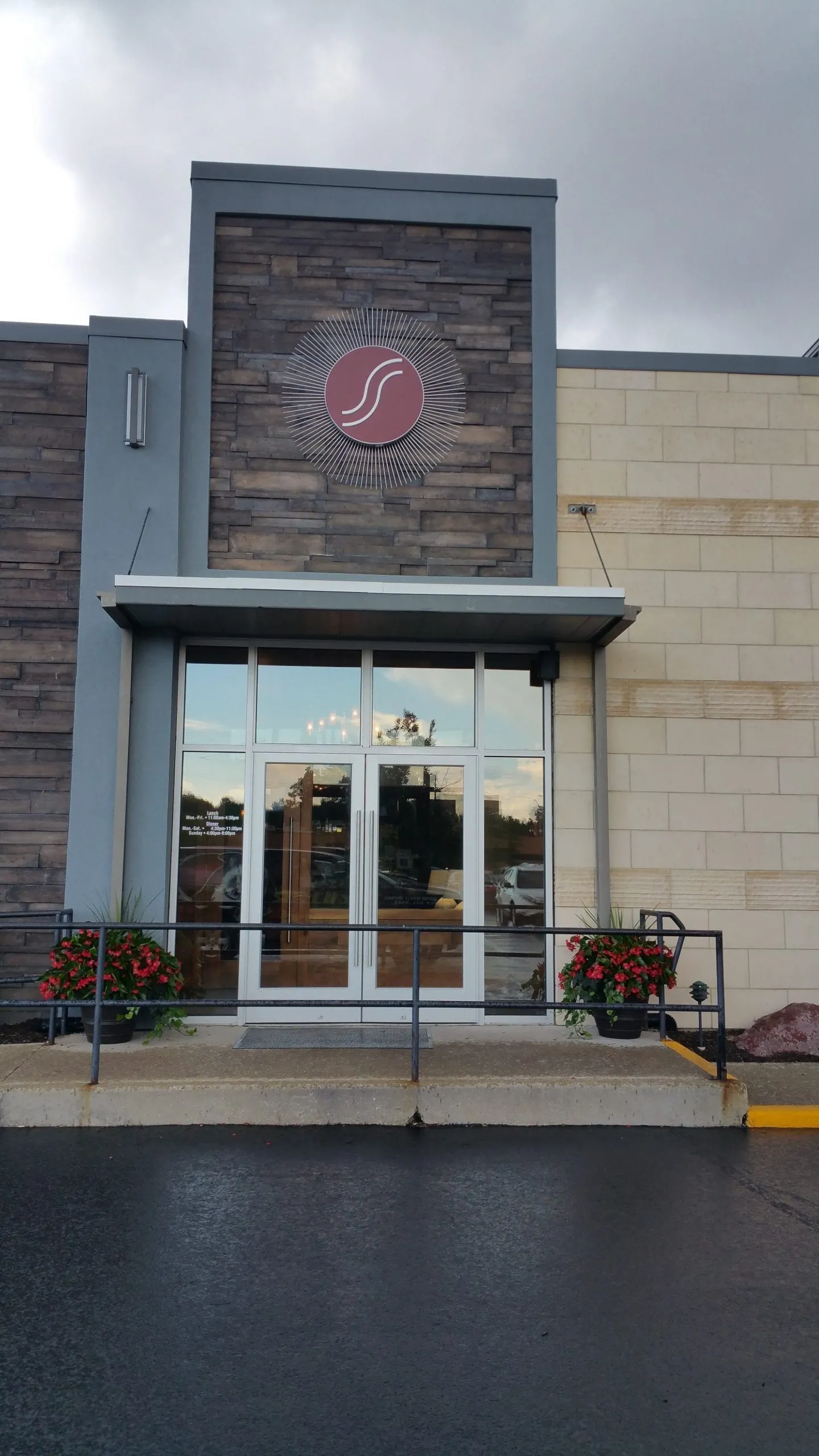 Commercial sign installation project