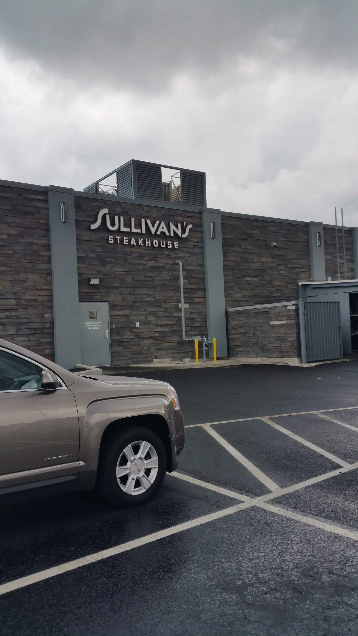 Commercial sign installation project