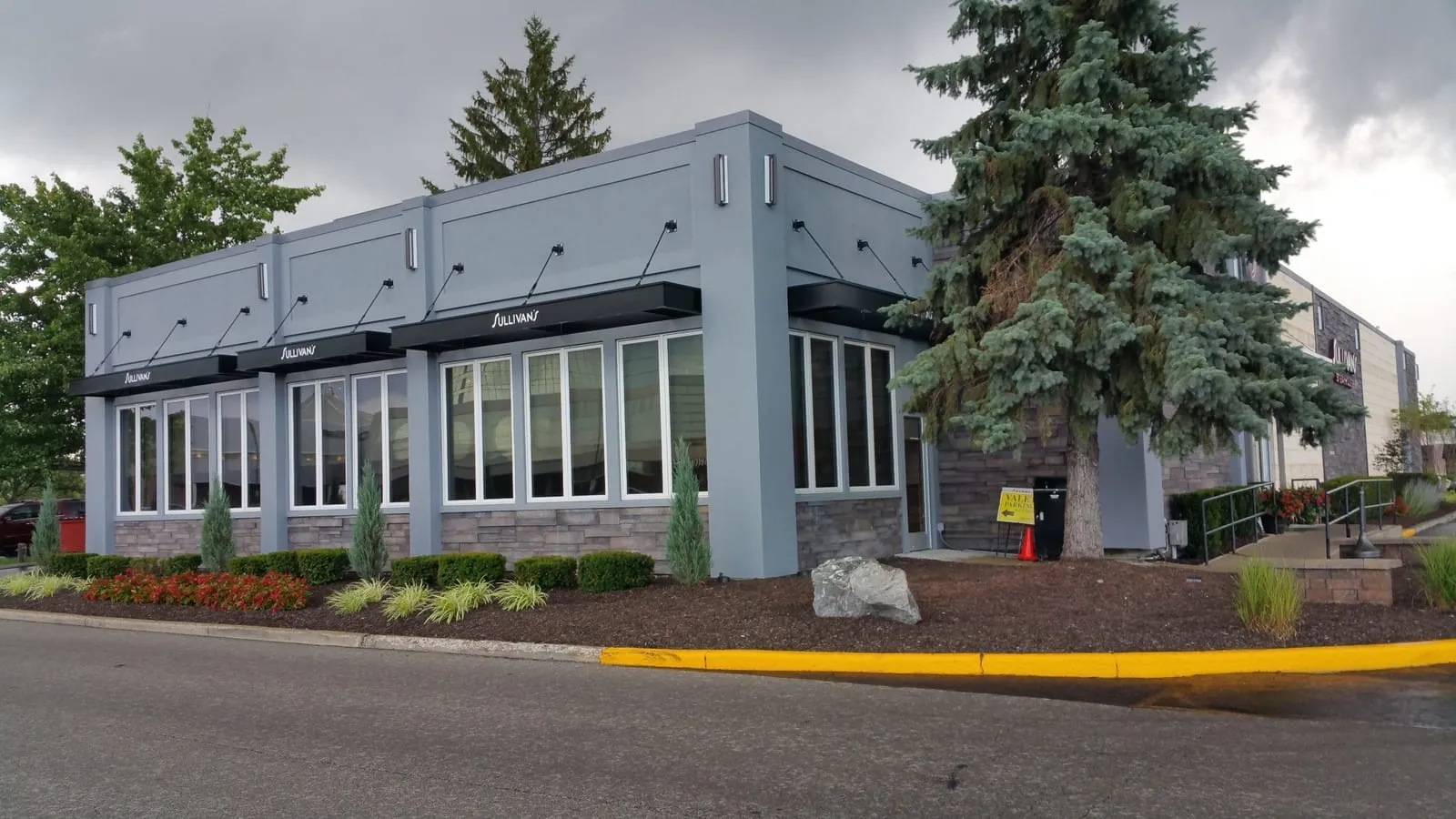 Commercial sign installation project