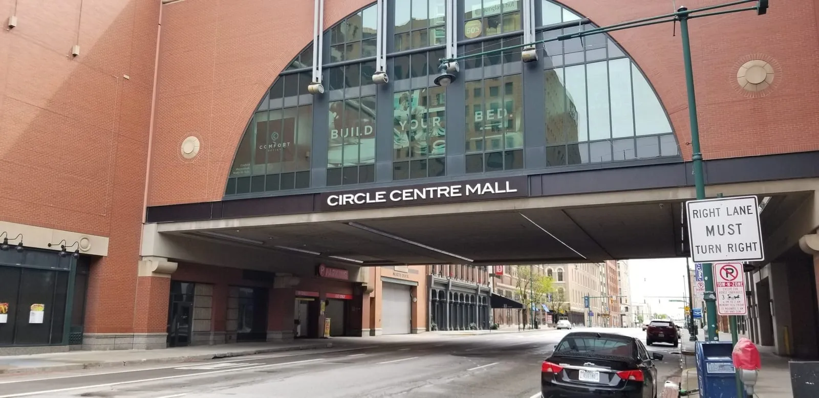 Commercial sign installation project