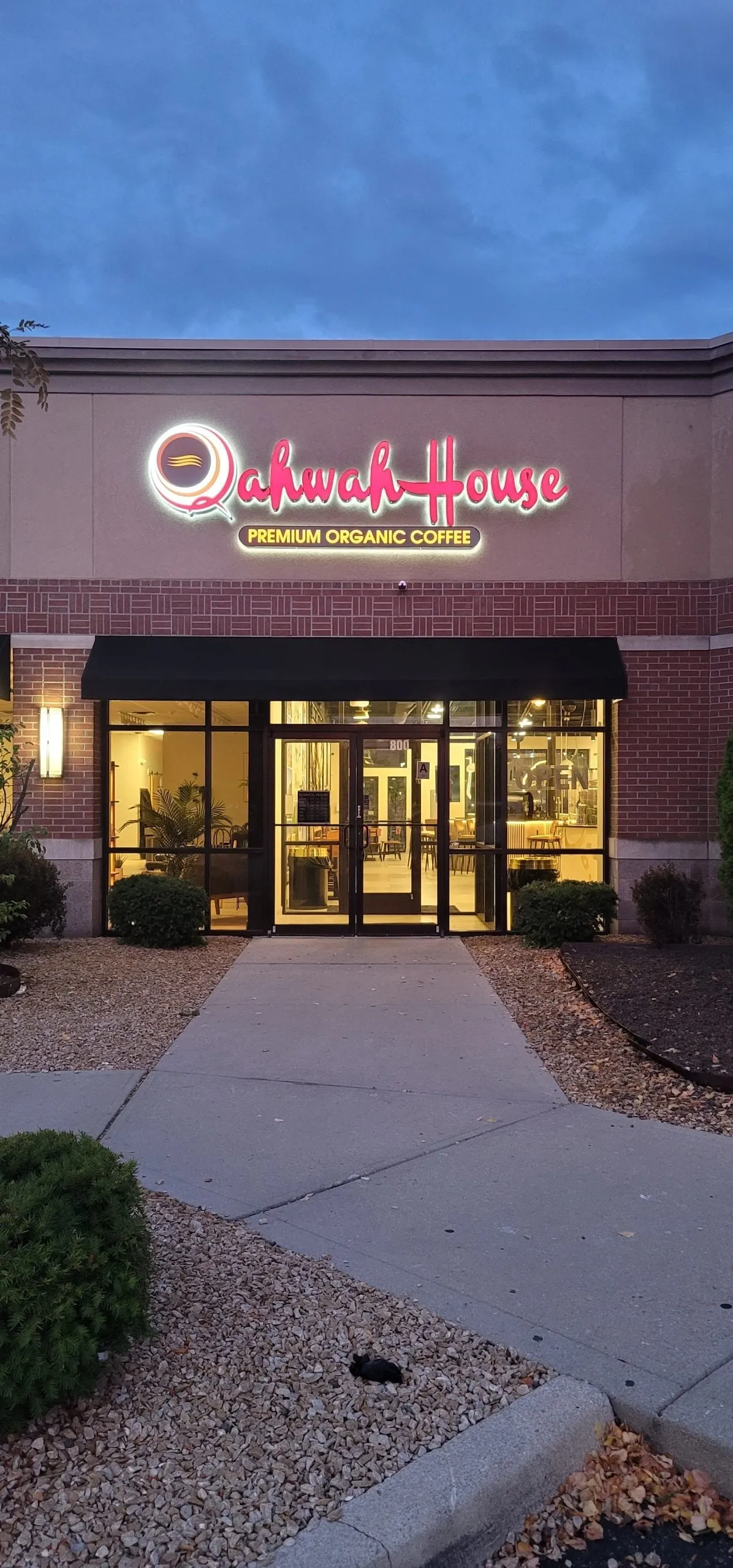 Commercial sign installation project