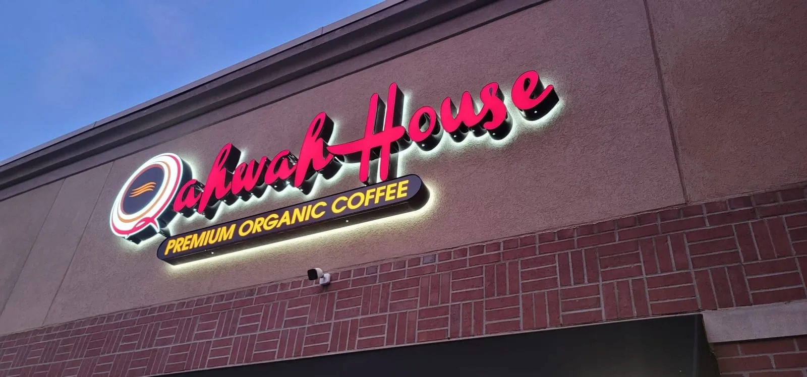 Commercial sign installation project