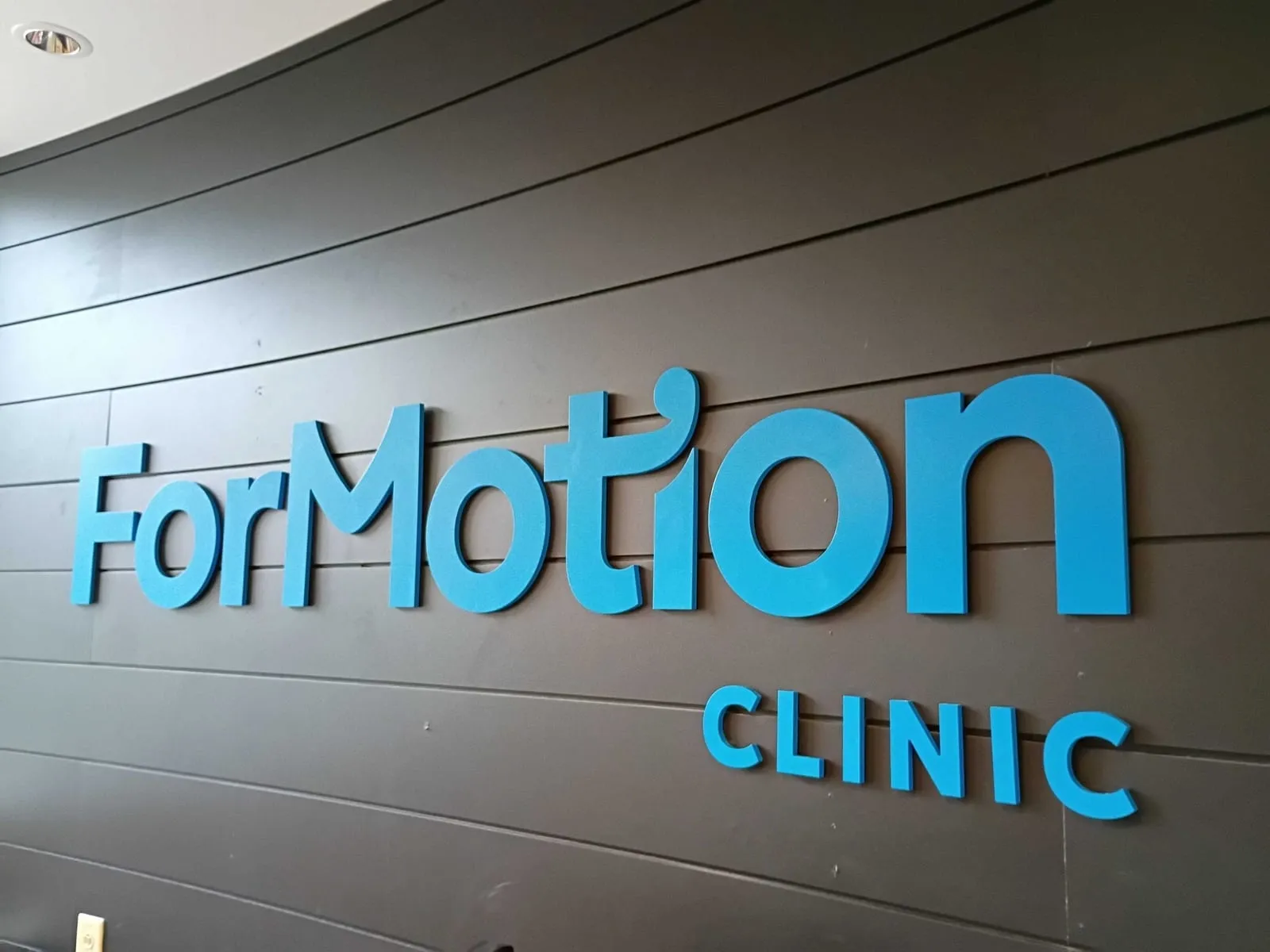 For Motion Sign Installation
