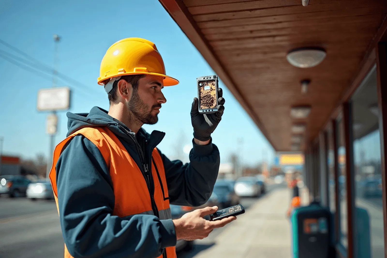 Exterior lighting LED retrofit rollout coordinated across multiple commercial locations