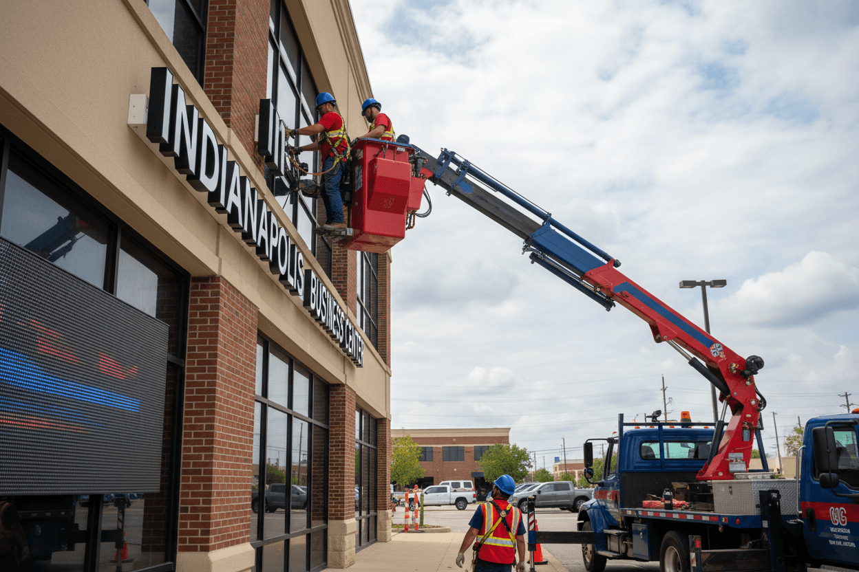 How to Choose a Commercial Sign Company in Indianapolis: 7 Questions to Ask Before You Hire