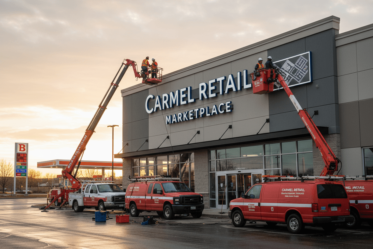 Carmel, Indiana Sign Installation and Lighting Services: Local Expertise for Growing Businesses