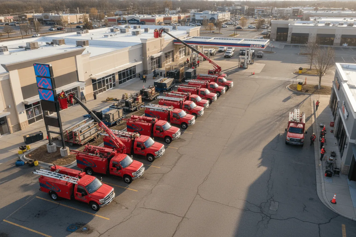 Signage installation services in Indianapolis, IN permit coordination across Indiana, Illinois, Ohio, and Kentucky
